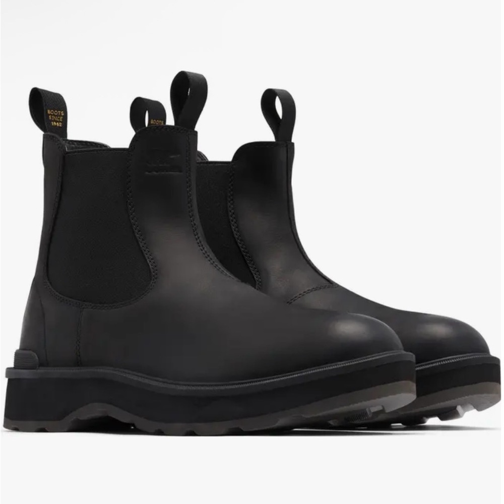 NIB Sorel Hi-Line Chelsea Waterproof Boot | Black | 8